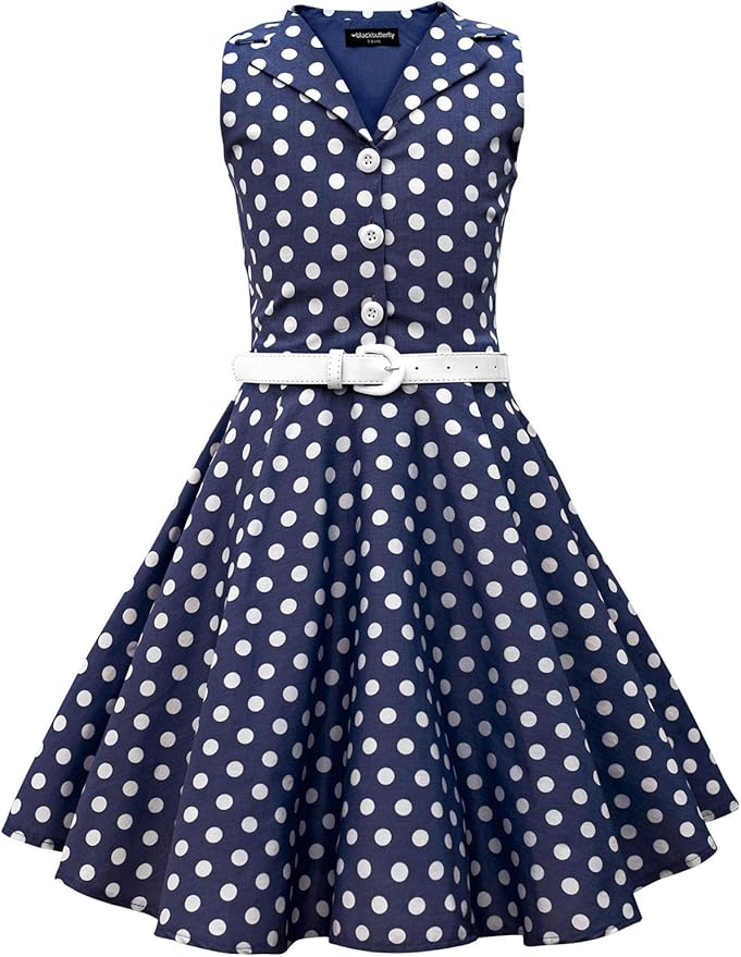 black butterfly vintage dresses