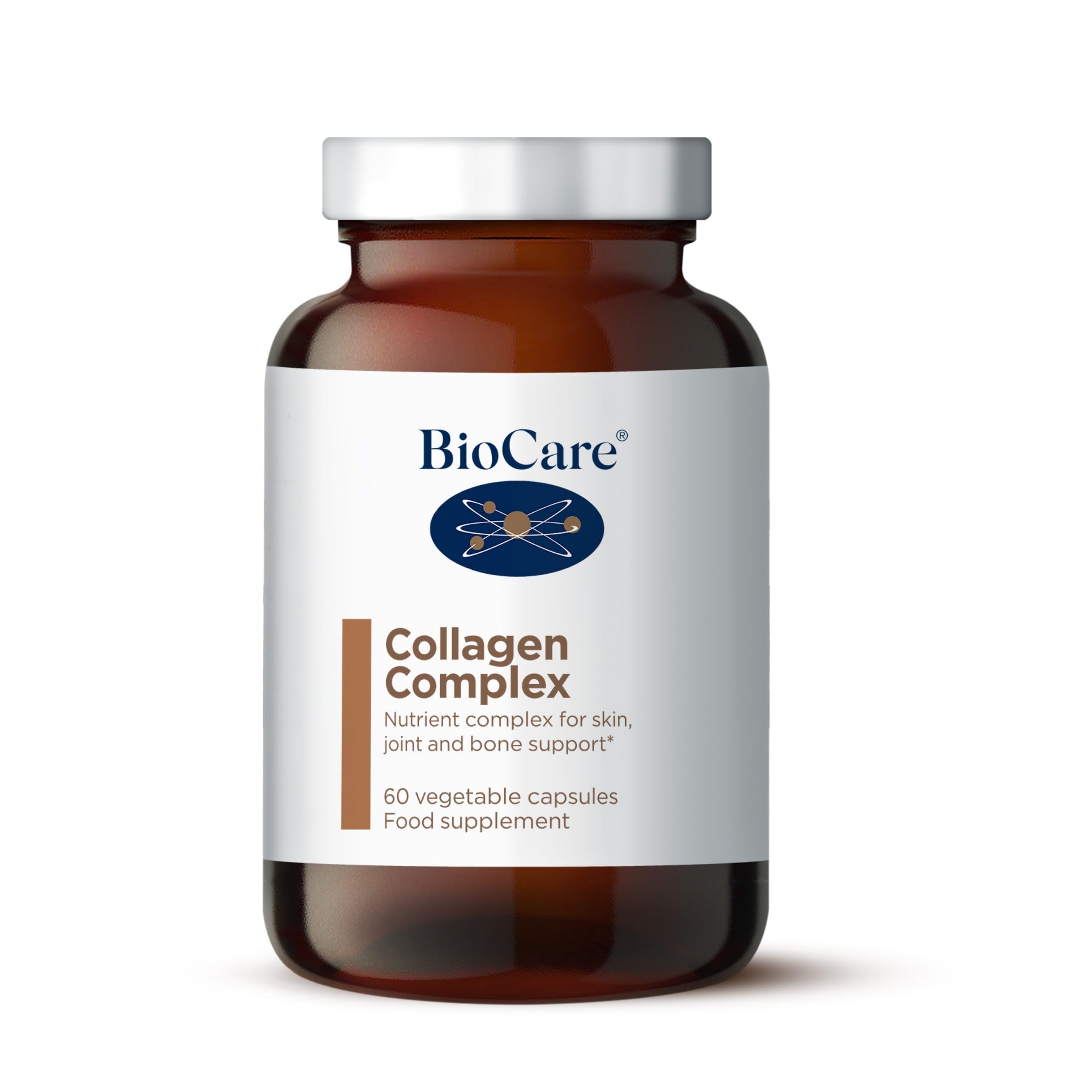 BioCare Collagen Complex - Vitamin C & Zinc with Marine Collagen, Hyaluronic Acid & Rosehip Powder - Skin, Joint and Bone Support - 60 Capsules