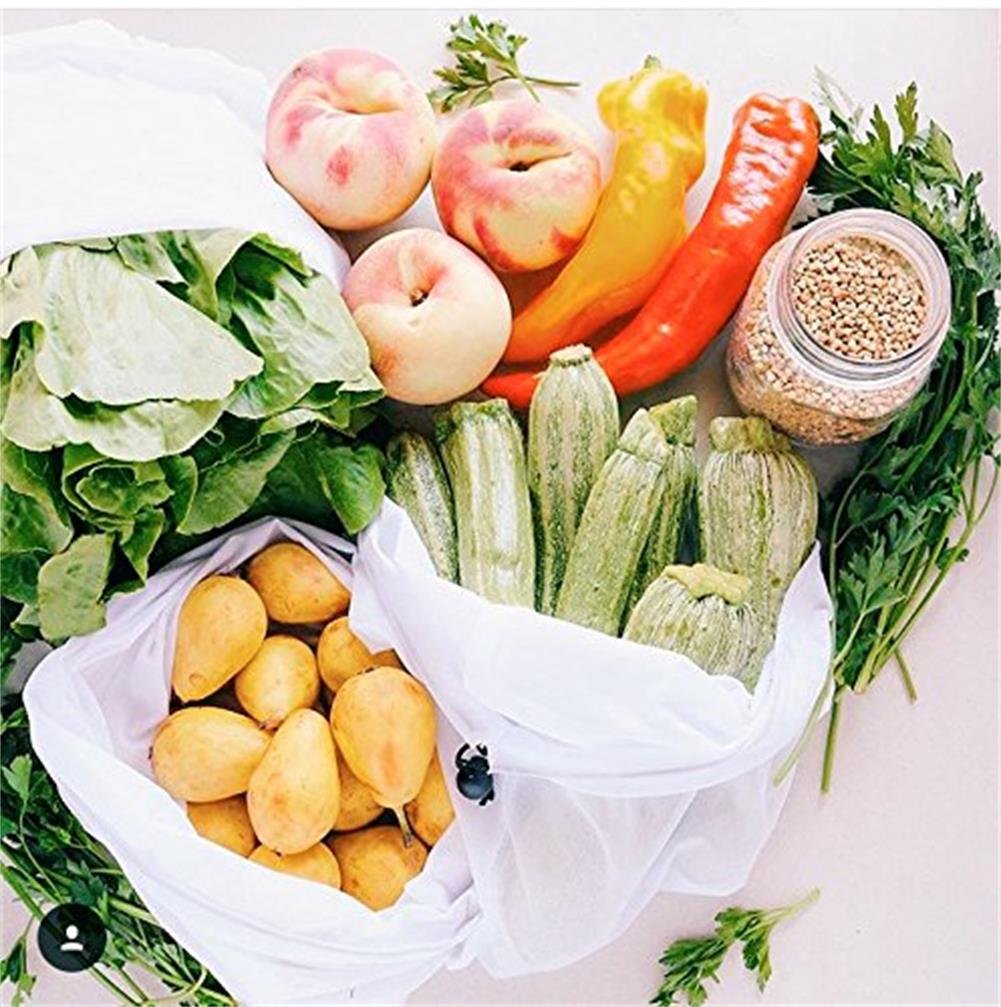 SIMAIOU - Bolsas reutilizables de malla para alimentos, calidad ...