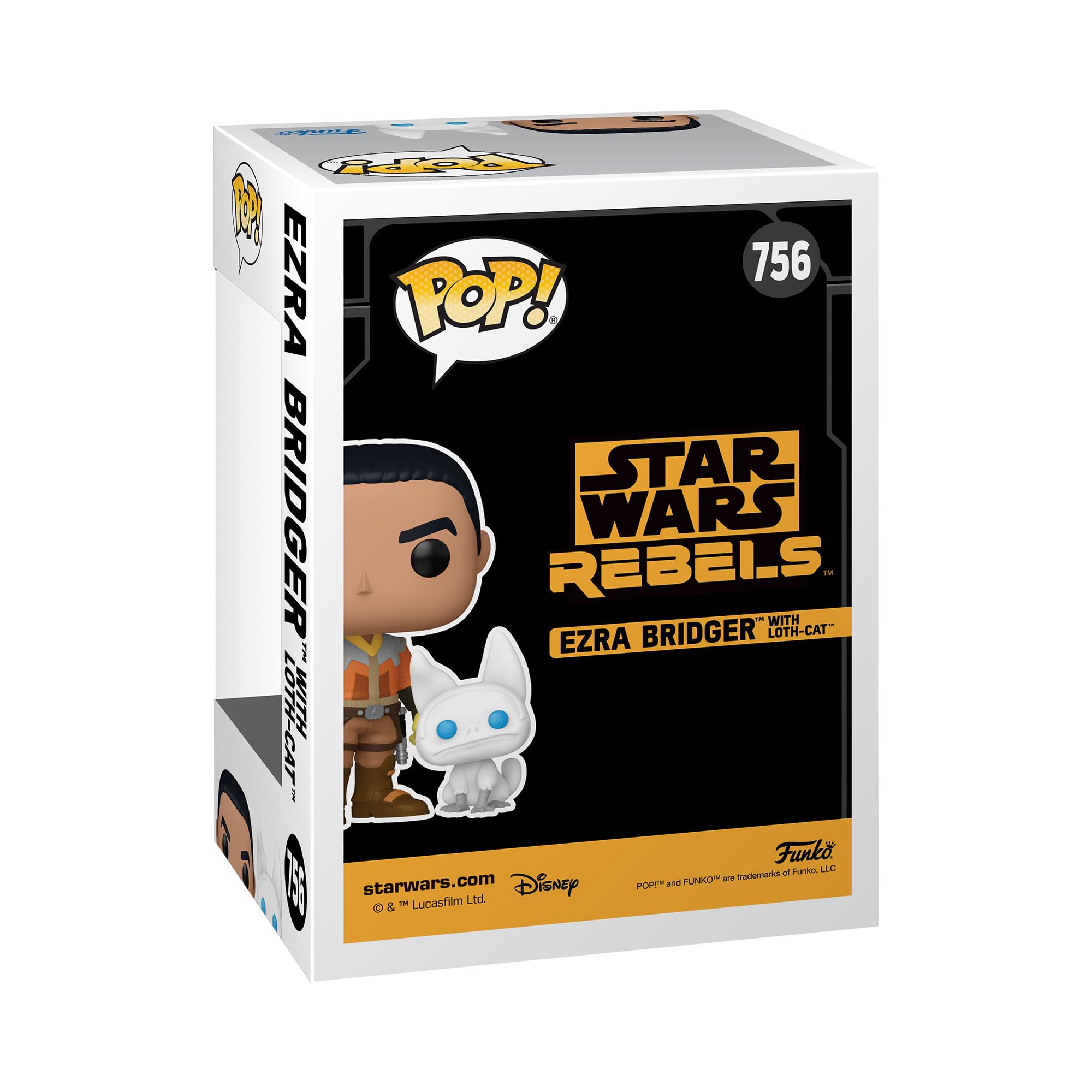 Funko Pop! & Buddy: Rebels - Ezra Bridger with Loth-Cat - Star Wars: Rebels - Amazon Exclusive - Collectable Vinyl Figure - Gift Idea - Official Merchandise - Toys for Kids & Adults - Sci-Fi Fans