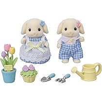 Sylvanian Families - Brother and Sister Aries Rabbit - 5736 - Mini
