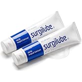 Surgilube Sterile Surgical Lubricant Jelly, 4.25 oz Tube, Pack of 2 | Bacteriostatic with CHG | Paraben &amp; Carbomer-Free | Pharmaceutical-Grade
