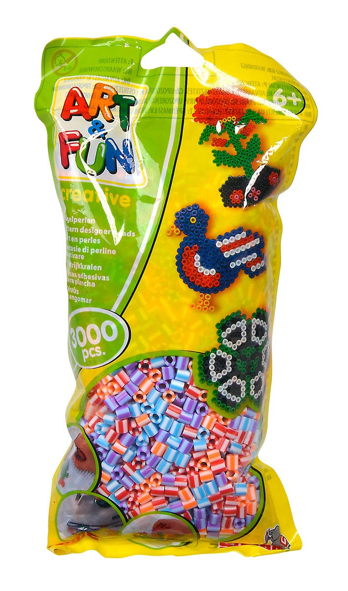 Simba Art and Fun 106374414 Ironing Beads in Bag 3,000 Multi-Coloured Beads