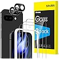 SPARIN Screen Protector for Google Pixel 9A,[3+2 Pack] Pixel 9A 6.3 Inch Tempered Glass & 2-Pack Camera Lens Protector, Case Friendly/Alignment Frame