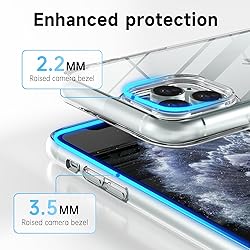 LoeoeL for iPhone 11 Pro Case Clear, Transparent