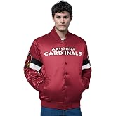 STARTER Men's NFL Triple Option Satin Varsity Full-Snap Jacket