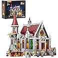 LUMIBRICKS Medieval Castle Banquet Hall Lighting Building Bricks Set - Middle Ages City Town Modular Collection Display Kit w