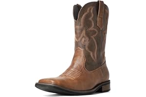 Dixhills Cowboy Boots For Men - Western Boot Men's Cowboy Boots With Square Toe | Cowboy Western Boot | Pull-on Boots| Old West Style Embroidered