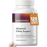 Axobotanica Kidney Cleanse Detox & Repair Formula with Vitamin B6, Magnesium & Cornsilk - Urinary Tract & Bladder Support - Herbal Supplements,120 Capsules (1 Bottle, 60 Servings)