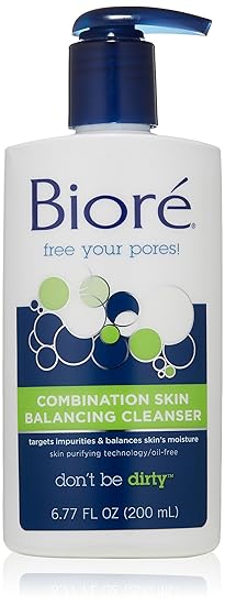 biore combination skin balancing cleanser