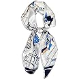 Dailyacc Hair Scarf for Women Fashion Silky Satin Headscarf Wrap Breathable Lightweight Neck Scarves For Handbag Accessories