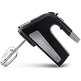 Gourmia GHM2530 Illuminating Electric Hand Mixer with 6 Speeds + Turbo Mode - Powerful 300-Watt Motor - Integrated LED Spotli