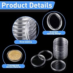 Silver Dollar Coin Case Holder for Collectors