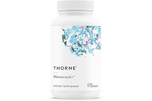 THORNE - Memoractiv - Nootropic Brain Supplement for Focus, Creativity, and Concentration - Ashwagandha, Ginkgo, Lutemax, Bacopa, Pterostilbene - Gluten-Free, Dairy-Free* - 60 Capsules - 30 Servings