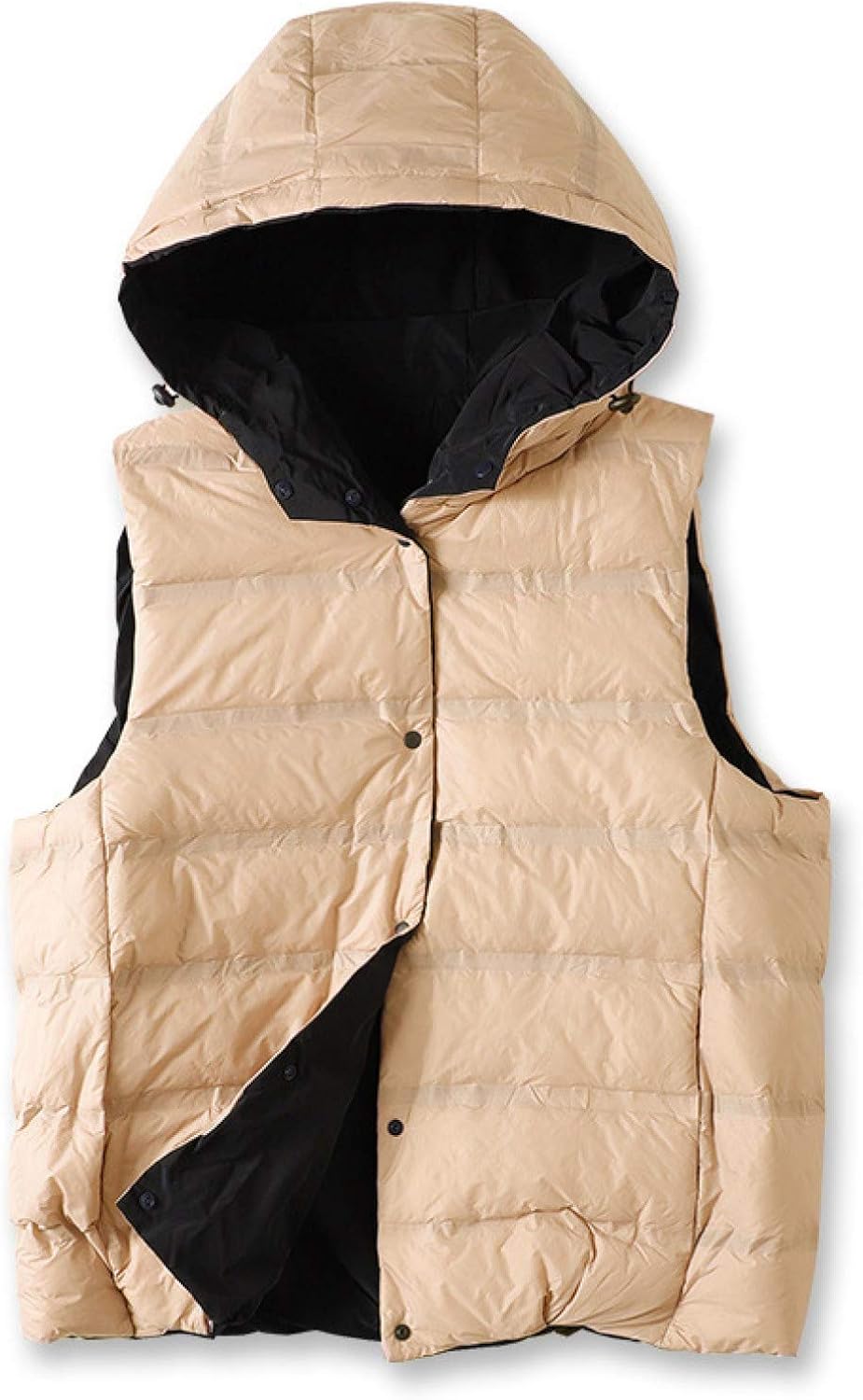 Tuopuda Gilet Donna Lungo Smanicato Piumino Invernale