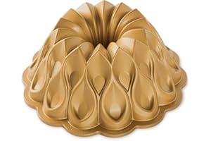 Nordic Ware 91777 Crown Bundt Pan, One Size, Gold