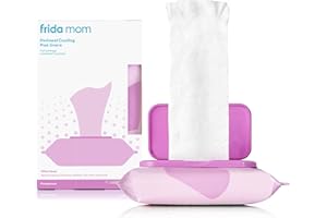 Perineal Medicated Witch Hazel Full-Length Cooling Pad Liners for Postpartum Care by Frida Mom | Speeds Healing and Reduces Swelling for Perineal Area | 24-Count