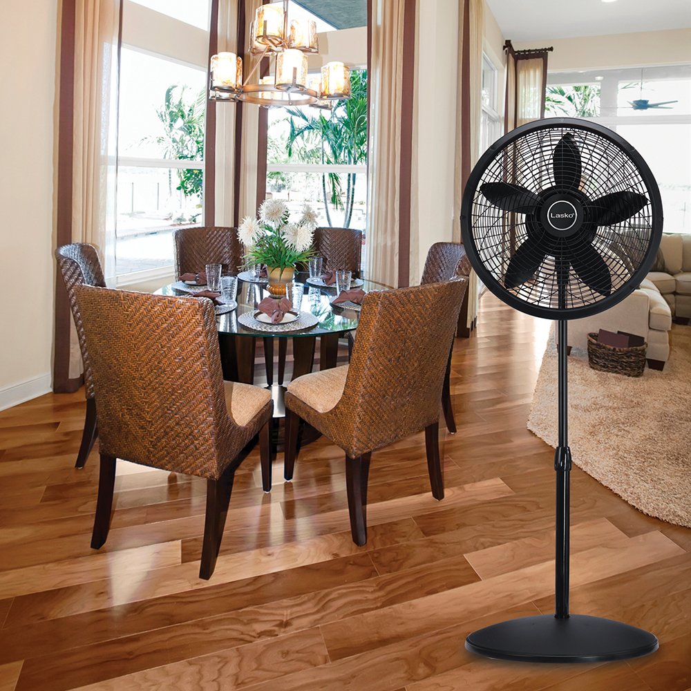 Lasko 1827 Elegance Performance Pedestal Fan, Black eBay
