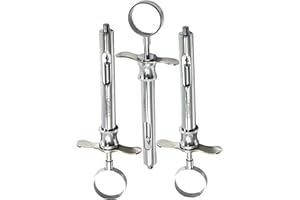 3 PREMIUM ASPIRING DENTAL SYRINGES 1.8mL ANESTHETIC ONE RING WITH FINGER RESTS DENTAL INSTRUMENTS ( CYNAMED )