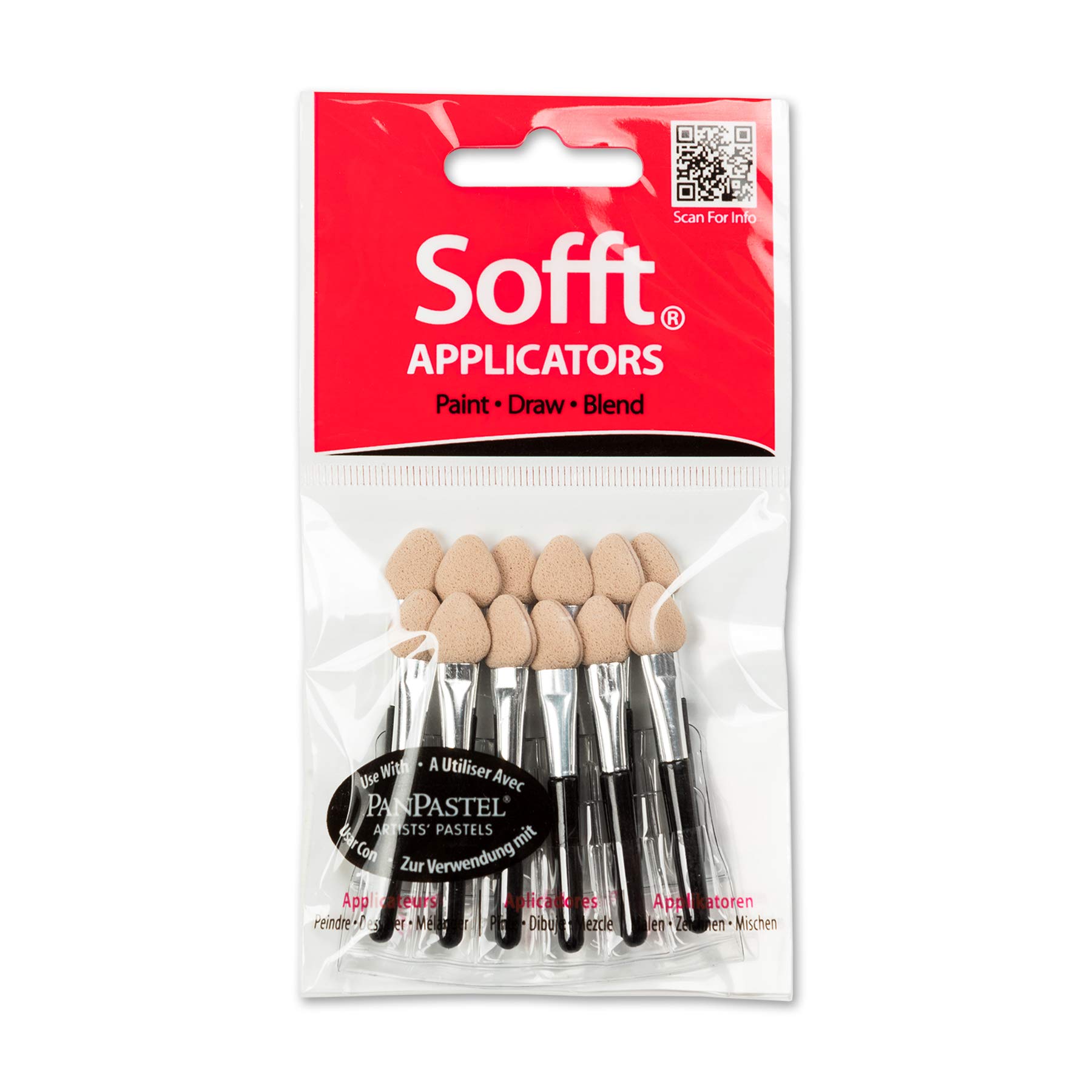 PanPastel Sofft Tool 63052 Mini Sponge Applicators Pack of 12 Artist Painting Pastels