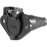 CURT 58130 Vehicle-Side 6-Pin Round Trailer Wiring Harness Socket