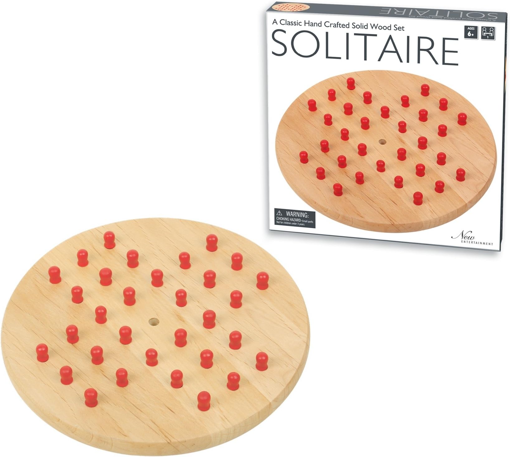 Wooden Solitaire Game