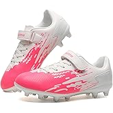 Kids Soccer Cleats Boys Girls Athletic Outdoor Youth Football Shoes Running & Training Lightweight Baseball Shoes(Little Kid/Big Kid)