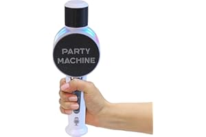 Singing Machine Wireless Karaoke Microphone for Kids & Adults, Party Machine Mic (White) - Portable Handheld Bluetooth Microphone with Speaker & Voice Changer Effect - Karaoke Mic for Singing