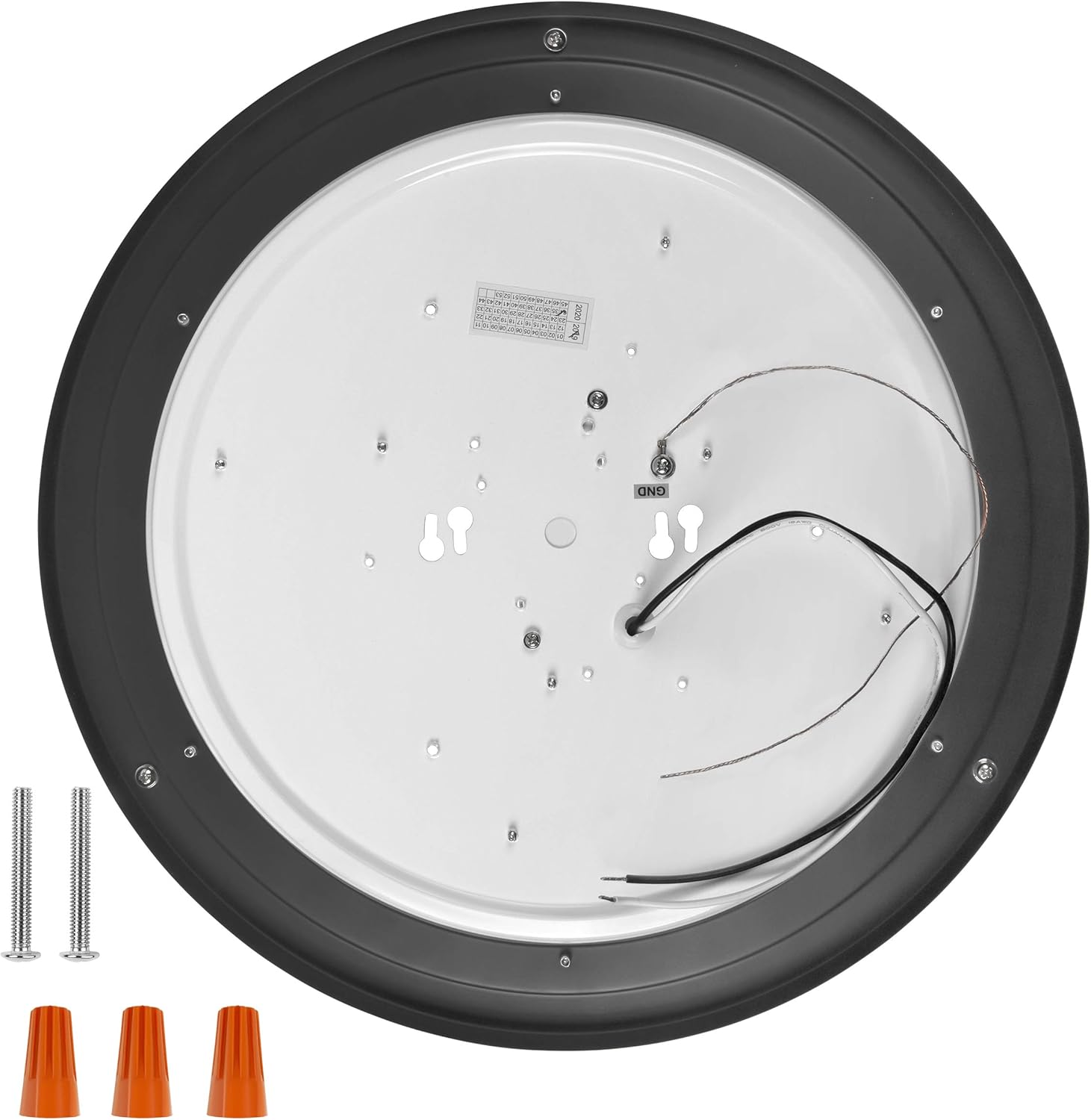 LB72121 LED Flush Mount Ceiling Light, 12 inch, 15W (150W Equivalent) Dimmable 1200lm, 4000K Cool White, Oil Rubbed Bronze Round Lighting Fixture for Kitchen, Hallway, Bathroom, Stairwell: Home Improvement