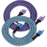 2pack-10ft USB Type C to Lightning Charger Cable, Original Apple Usbc Power Delivery Fast Charging Cord for iPhone 14 13 Pro 