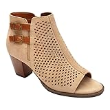 Vionic New Women's Aloft Chryssa Peep Toe Bootie