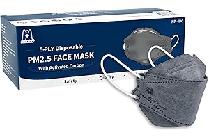 5-PLY BlueEagle Disposable Face Mask | 3D-Structure | PM 2.5 | Soft Inner Layer | Breathable Ample Air Space | with Activated