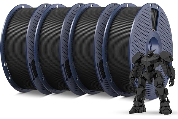 SUNLU PETG Filament 1.75mm 4KG Bundle, Less Stringing and Good Layer Adhesion, Individually Vacuum Packed, 3D Printer Filamen
