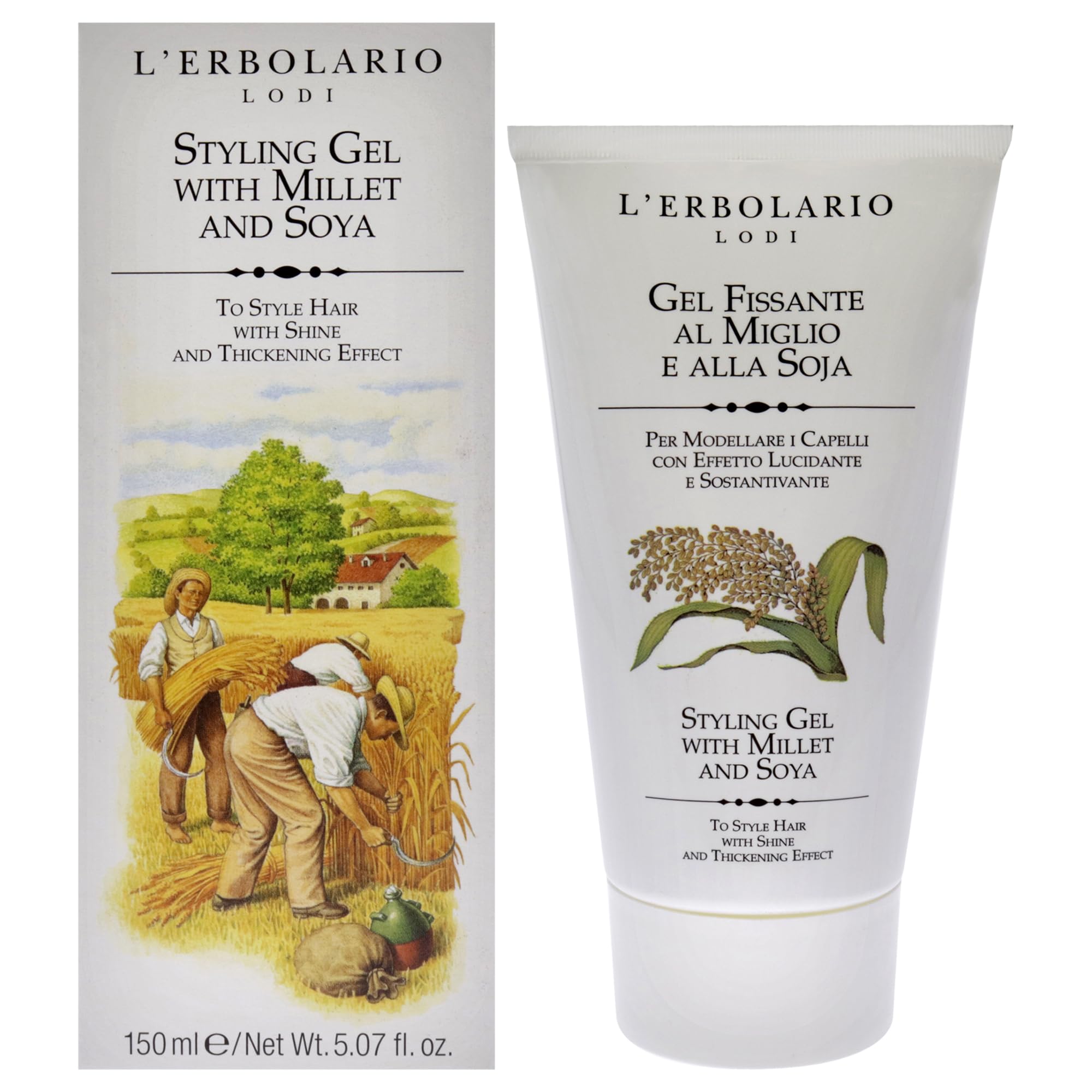 L'Erbolario Styling Gel with Millet and Soya 150 ml