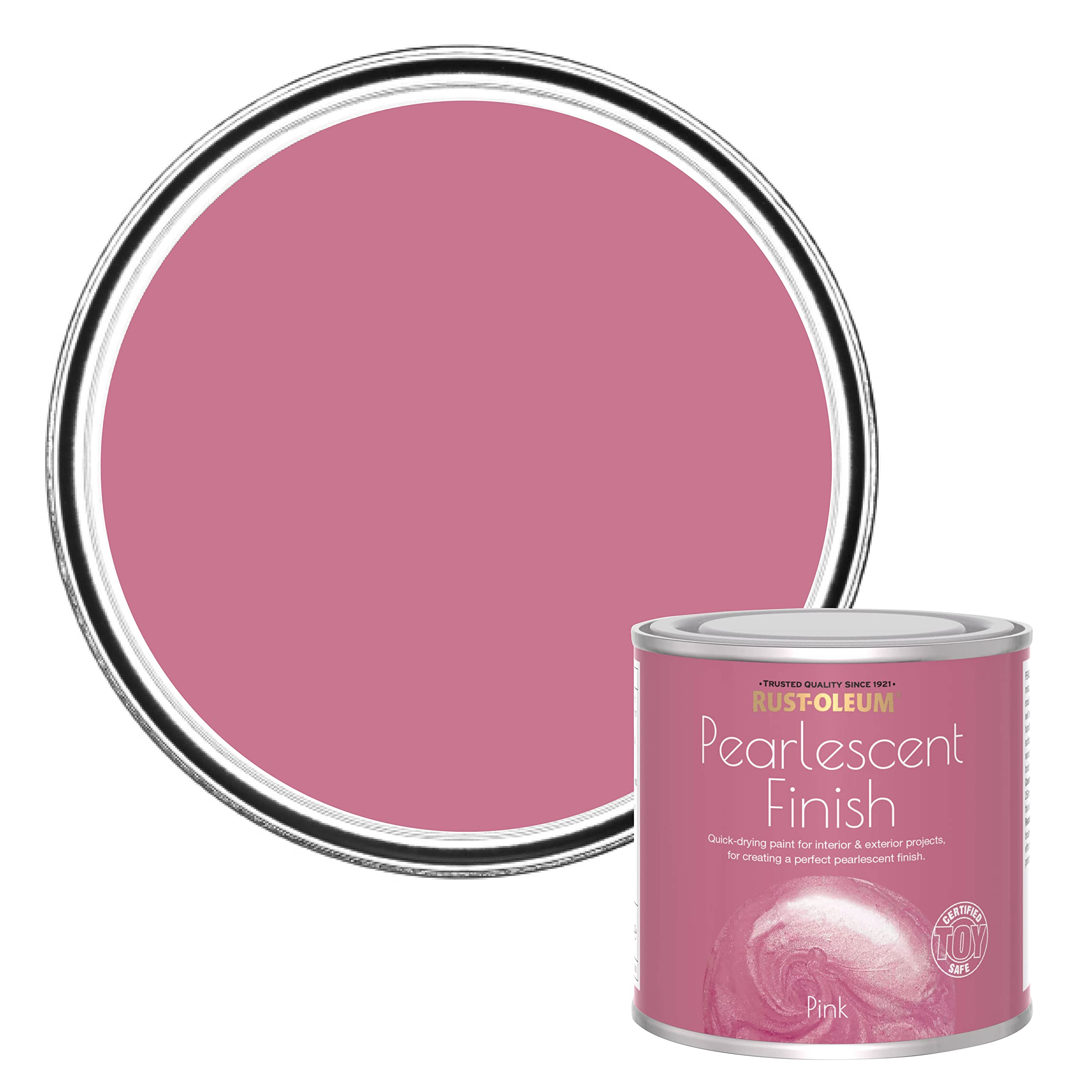 Rust-Oleum Pearlescent Finish Pink 250ml