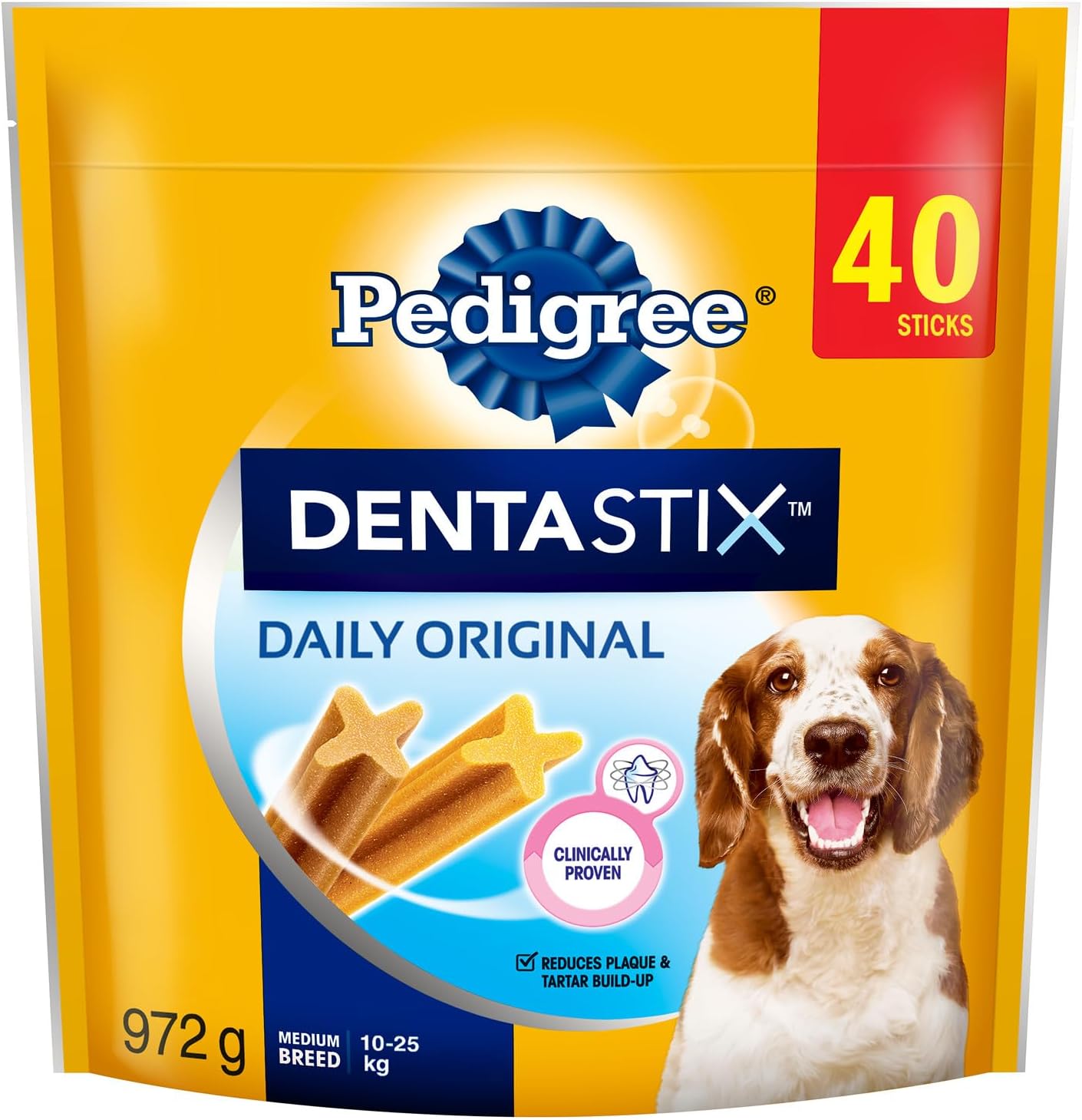 Pedigree DENTASTIX Dog Dental Treats 40 Sticks