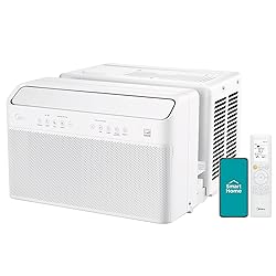 Midea 8,000 BTU U Shaped Smart Inverter Window Air