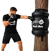 Flexibox Portable Punching Bag for Trees, Posts &amp; Walls &ndash; Striking Bag Alternative to a Heavy Bag for Punches, Kicks &amp; Combos, No Installation, Outdoor Use &amp; Home Indoor Wall Pad