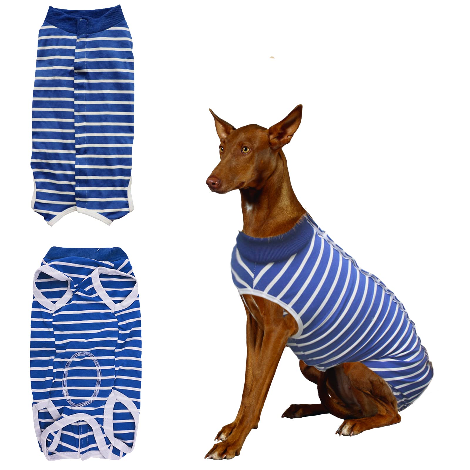 Recovery Suit for Dogs and Cats After Surgery - Surgical Shirt for Female Male Pets, Cone E-Collar Alternative Vest, Post-Operative Abdominal Wounds Protector, Prevent Licking
