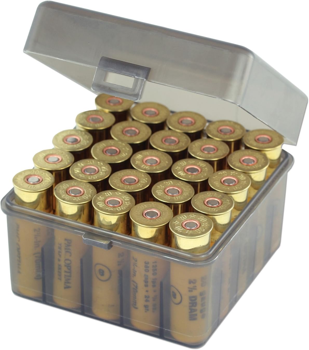 Berry's 25 Round Shotgun Shell Box (2) Pack Clear Smoke