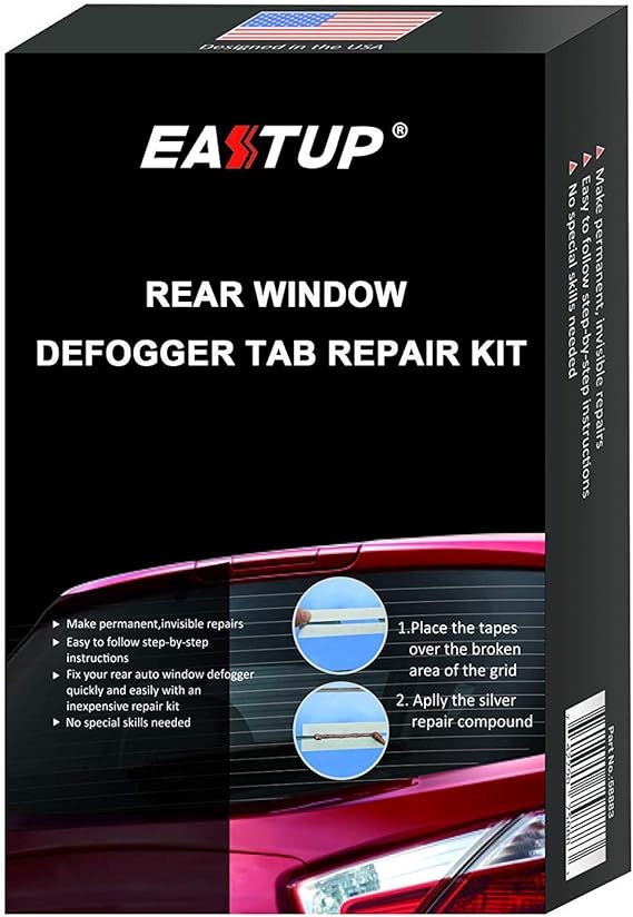 EASTUP Rear Window Defogger Defroster Tab Adhesive Tab