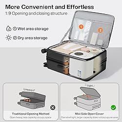 mixi 24 Inch Large Expandable Checked Luggage PC