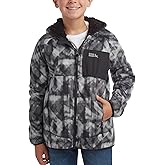Eddie Bauer Kids' Fleece Jacket - Soft Fleece Sherpa Lined Hooded Jacket for Boys and Girls - Cozy Full Zip Up Hoodies (5-20)