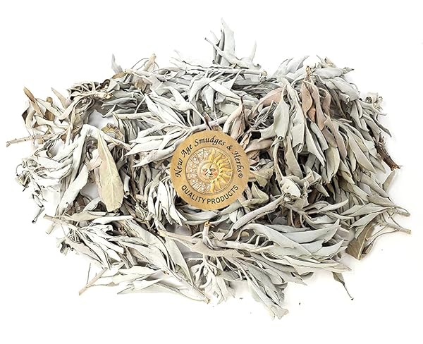 1 LB-PREMIUM ORGANIC CALIFORNIA WHITE SAGE LEAVES/CLUSTERS. USE...