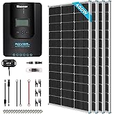 Renogy 400W Solar Panel Kit Premium Solar Kit 12V, 400Watt Solar Kit with 40A MPPT Charge Controller for RV, Boats, Trailer, 