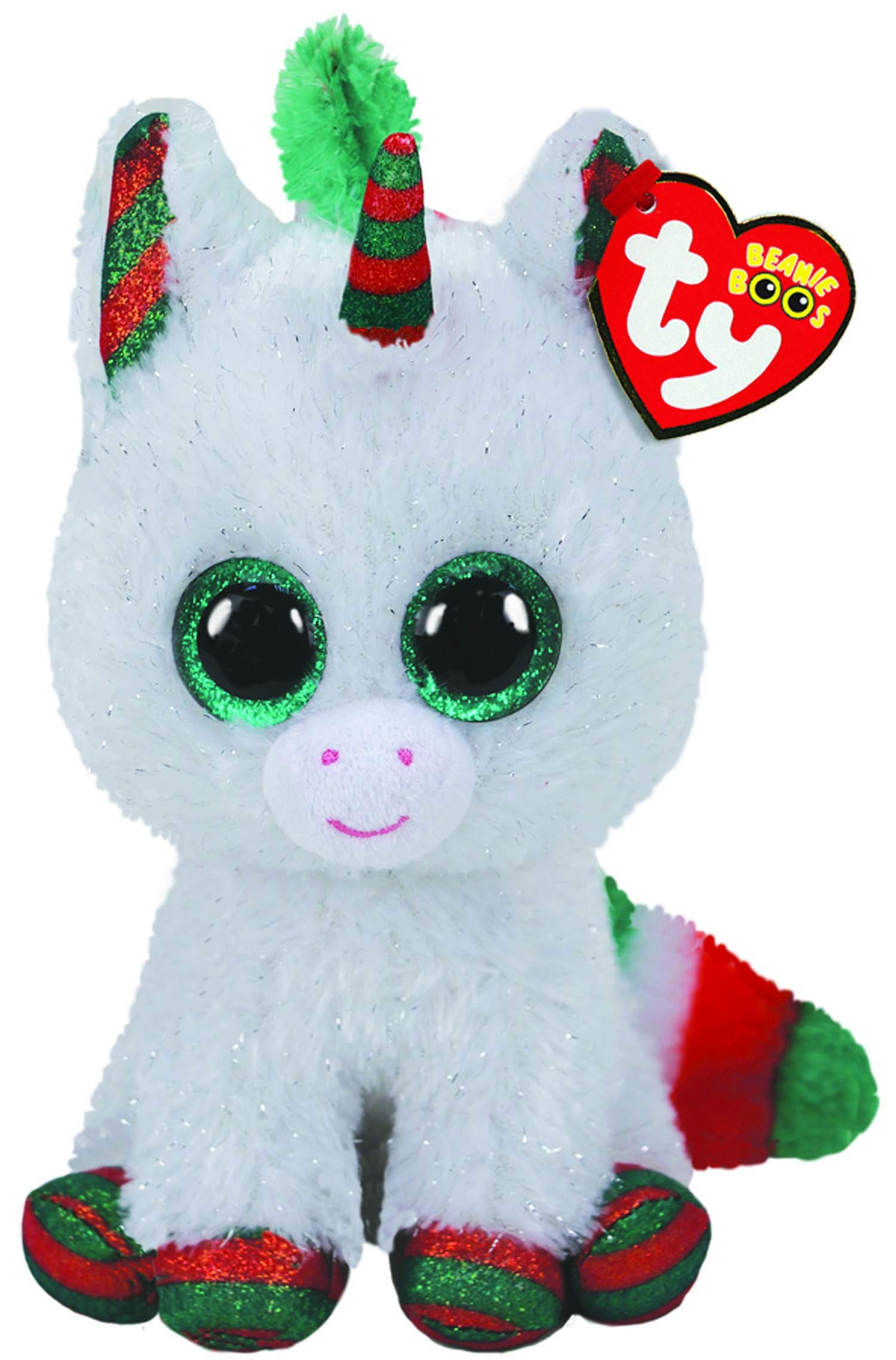 Ty UK Ltd 2005913 Beanie Boos Snowfall Unicorn Xmas 2020-Boo-Reg Plush Animal, Multicolor