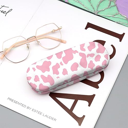 BHAHB Eyeglasses Case Hard Shell Protective Case for Glasses,Eyeglass  Holder Box with Cleaning Cloth for Unise