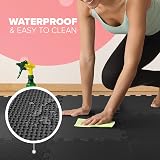kidoola Foam Baby Play Mat 29x29cm 9pc Interlocking EVA 7mm Thick Black view 5