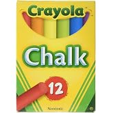 Crayola Chalk, Assorted Colors, 3 X 12 Sticks Per Box (36 Chalks)