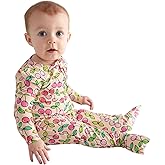 Posh Peanut Convertible Baby Sleepers - Girls Footless Baby Pajamas with 2 Way Zipper for Easy Diaper Changes